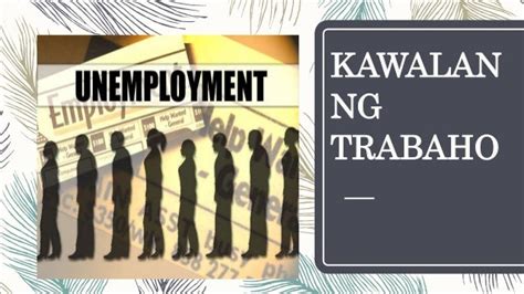 Pagkawala ng trabaho in English .